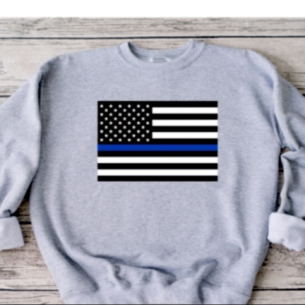 Thin Blue Line Crewneck